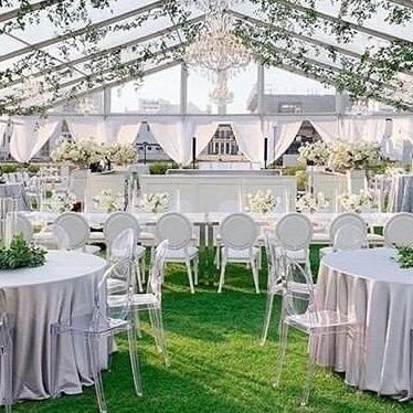 At Fiestas Solutions party rental supplies, we offer many services;
bounce houses rental, chairs, tables, tents and canopies.