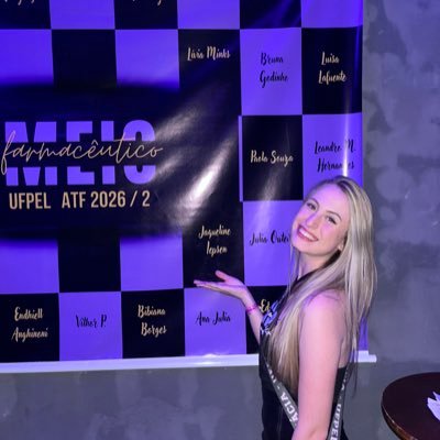 JaquelineIepse's profile picture. 21 | farmácia - ufpel