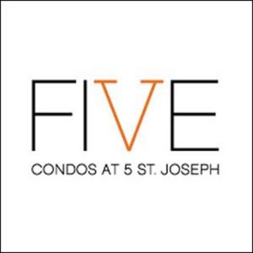 FIVE Condos at 5 St. Joseph  is a premier project in an incredible location, just off Yonge Street south of Bloor. 416-928-0555 or Facebook http://ow.ly/6sqv2
