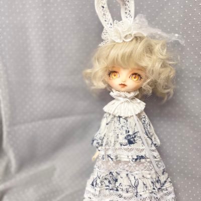 ハルモニア、ブライスサイズの洋服作ってます（╹◡╹）