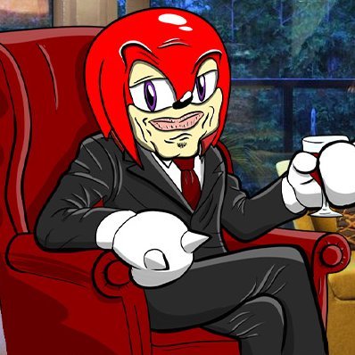 Hello. I'm Knuckles, but you can call me "The Red Man." I'm a sophisticated businessman who loves money. I also have a YouTube channel where I scream into a mic