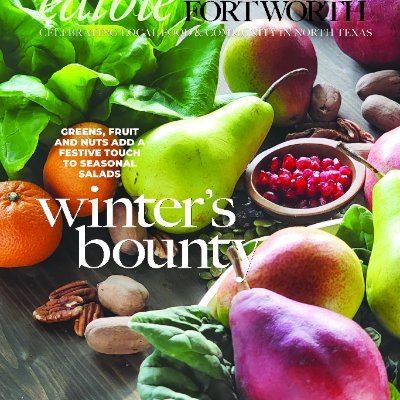 Edible Dallas & Fort Worth is a free quarterly publication celebrating the abundance of local food, growers, producers, and artisans in North Texas.
