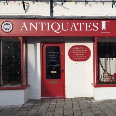 Antiquarian bookseller; founder of Antiquates Ltd.