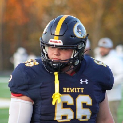 Dewitt high school|Class of 2026|Positions:DL,OL|Height: 6,1|Weight:290|GPA:3.5|