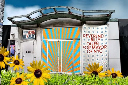 voterevbillyhq's profile picture. Campaign peeps for @RevBillyTalen,  Green candidate for Mayor of NYC. Working to make New York livable, affordable and just.