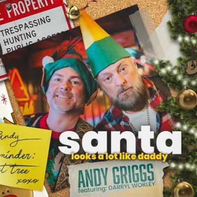 New song “Santa Looked A Lot Like Daddy” with Darryl Worley out now! 👇🏻