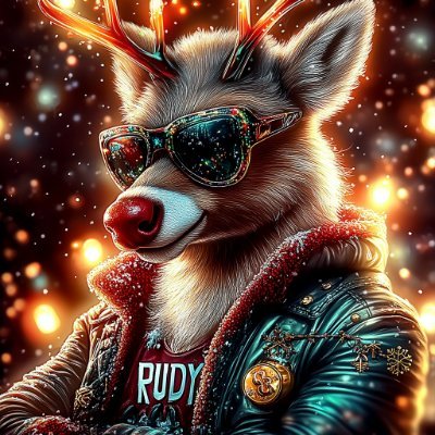 $RUNRUDY The Red Nosed Rocker Lighting Up The Sky! DEX: https://t.co/Z5NIDM8xo6