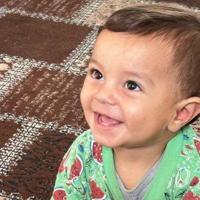 I am Safa from Gaza or a child born in war. I hope everyone helps me. We live in a great famine. I hope you support me so I can save my family. I love you.
