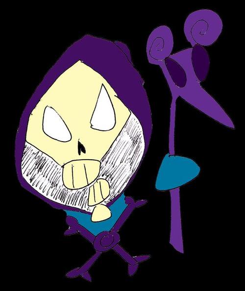 WillySkullhead's profile picture. orange/four