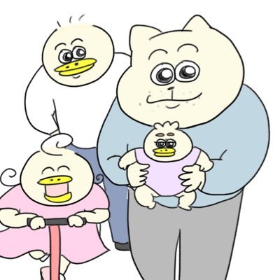 髭面の猫っぽいのが作者です。二児の母。 Instagramフォロワー15万人→ https://t.co/VPhZiUxRHl書籍【ポンコツ3人家族こんな日常でもええやん!】販売中→https://t.co/IM5T8bsygk
