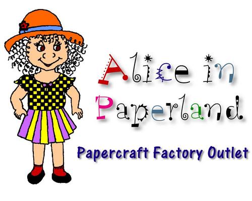 Alice in Paperland is a papercraft factory outlet catering for a wide range of paper craft needs. Stamping Craft Paper Quilling Scrapbook Parchment