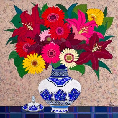 【美品・未使用品】大西敦子 「心が弾むような」油彩・アクリル3号 大西敦子 (@atsuko_onishi_) / X