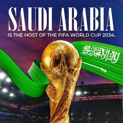 FIFAKSA2034's profile picture. حساب سعودي عالمي يهتم بكرة القدم السعودية والعالمية خاصة المونديال الذي تستضيفه السعودية عام2034 The account sheds light on Saudi and int. soccer esp. FIFA2034
