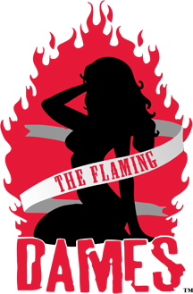 TheFlamingDames's profile picture. Rock & Roll burlesque troupe from Chicago, specializing in group burlesque dance, pin-up & boudoir photography and intimate apparel and gifts.  oooh la-la.