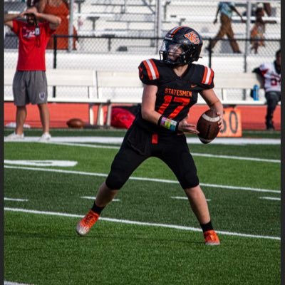 185lbs 6’0 WGHS 3.8 GPA 3 sport athlete, c/o 2028 Football QB, wrestling w/c 175, volleyball setter, right side hitter. 314-724-3416🟠⚫️