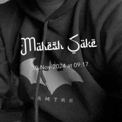 Maheshsake6996's profile picture. Think positive - Creativity is just connecting thing’s