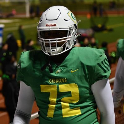 Cardinal Gibbons High School 2027 (NC) | POS: Offensive Tackle | 6’ 5” 305 lbs | GPA 3.38||email: malek.griffin35@gmail.com| Phone: 984-214-1993|