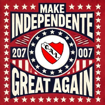 Pregonando el orden, la historia y el progreso en Independiente. Exigiendo grandeza y principios para volver a ser lo que una vez fuimos.