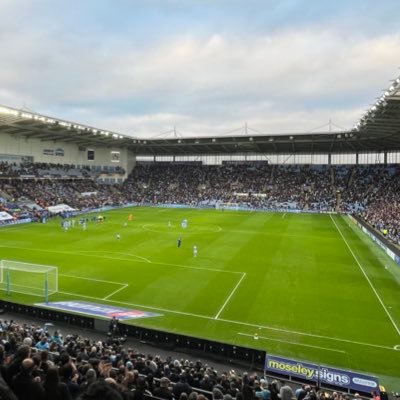 Coventry City Season Ticket Holder. Loves football