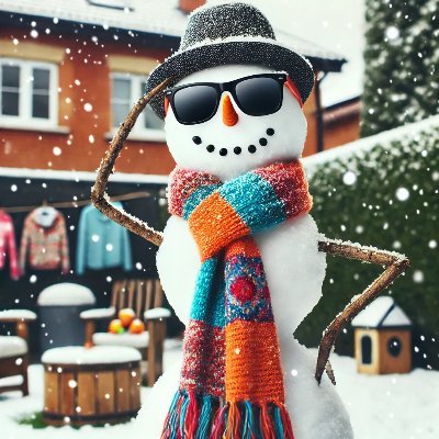 URepse's profile picture. nowrizzy is the ultimate cool snowman with style for days. Standing tall in a snowy backyard, he exudes confidence with his sleek, round design and quirky perso