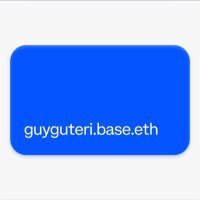 guyguteri.base.eth (@guyguteri) 's Twitter Profile Photo guyguteri.base.eth (@guyguteri) 's Twitter Profile Photo
