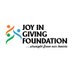 Joy in Giving Foundation (@myjoyingiving) Twitter profile photo Joy in Giving Foundation (@myjoyingiving) Twitter profile photo