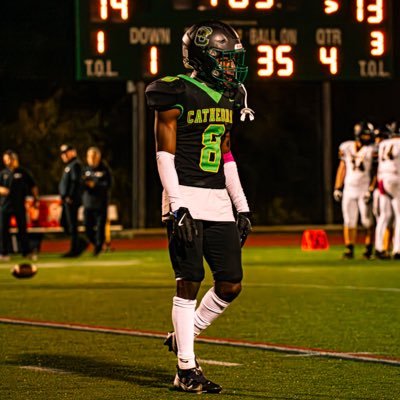 jahhfrmdabean1's profile picture. C/O 2026||track||DB,FS, WR|| Cathedral high school|| Qb velocity 7v7