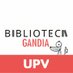 BiblioCRAIGandia UPV (@bibcraigandia) Twitter profile photo BiblioCRAIGandia UPV (@bibcraigandia) Twitter profile photo