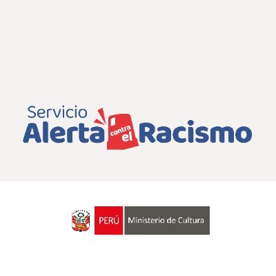 🚨 Servicio del Ministerio de Cultura (@minculturape) para orientar a la ciudadanía en el reporte de casos de discriminación étnico-racial en el Perú 🇵🇪