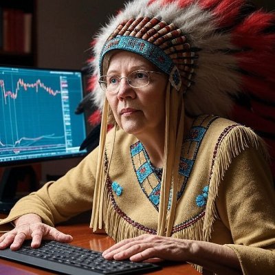 swolecryptocoin's profile picture. Elon Musk recently used GROK to make some great images of our Native American Senator, Elizabeth Warren.  This coin is to honor Elon's creativity using GROK.