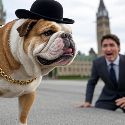 Bulldog lover. Patriot.
Trudeau's exit speech:
I want to thank all those who have supported my scorched earth and totalitarian rule. Thanks for making me rich!