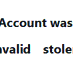 Account was invalid and stolen. (@21505f082pvqy) Twitter profile photo Account was invalid and stolen. (@21505f082pvqy) Twitter profile photo