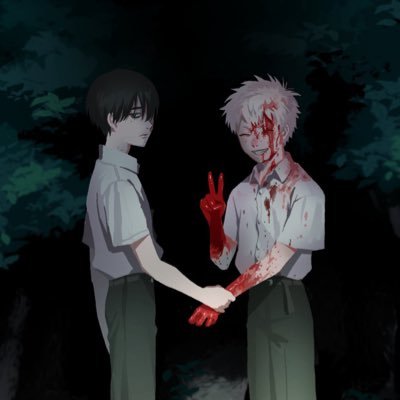 (hikayoshi too!) i post hikaru and yoshiki every day ***all art belongs to mokumokuren (made with @gimmickbots)