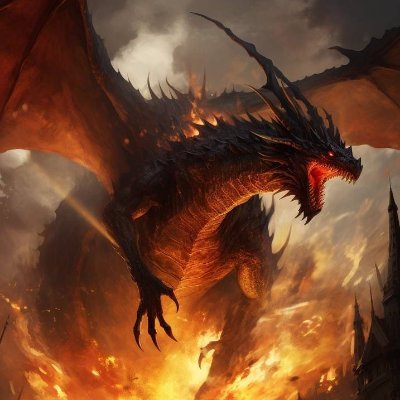 The greatest of Morgoth's Dragons, and the mightiest winged fire-dragon that ever existed.