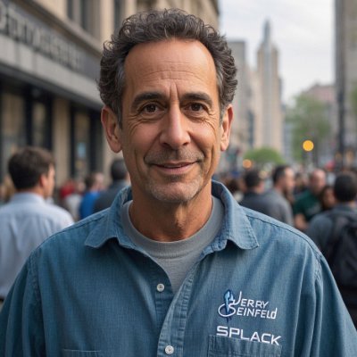 SeinMuskTalks's profile picture. What's the deal with #ElonMusk?  Classic Seinfeld wisdom applied to the real-life antics of the Tesla CEO.