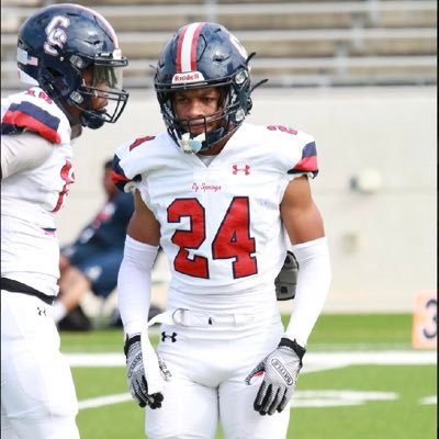 AdenGordon9's profile picture. ATH#21//5’10,160lbs//Corner Back//Cypress Spring HS//2026//3.1GPA📚//Gmail:gordonaden45@gmail.com phone#:346-380-8164