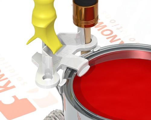 De DUOPAINT Kwasten en verfrolhouder klem is de schilders innovatie van 2012/2013. Efficienter en veiliger werken. Door schilders voor schilders.