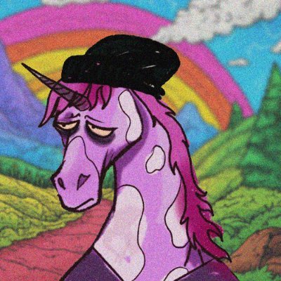 ✨ 7,777 unicorns chasing rainbows.. drowning in glitter.. trapped in a loop of beautiful lies. Custom ERC-721A contract on Ethereum—coming soon! 🦄✨