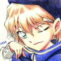 アニメスタイル 色鉛筆画 人物画 大人の塗り絵 #色鉛筆 #油性色鉛筆 #塗り絵 #色鉛筆アート