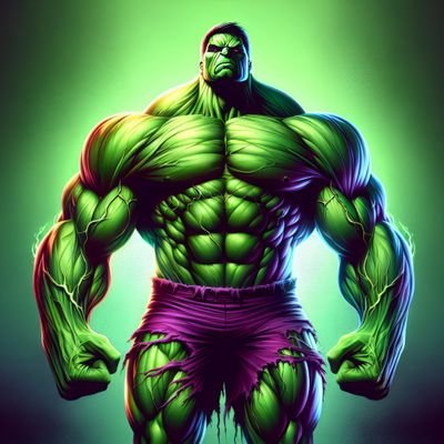 Hulk gooning for you all day everyday, send me pics and vids to goon to and I'd very much appreciate it.