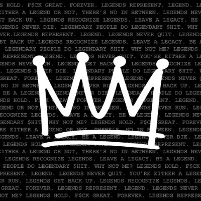 BE A $LEGEND, F👑CK EVERYTHING ELSE. Built on Solana.