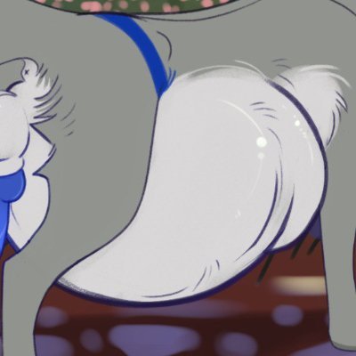 was a mutt and artist looking to be put into my place, until @Notebuthungry had his way with me~ now just a churned layer of Folf Fat hanging underneath his gut