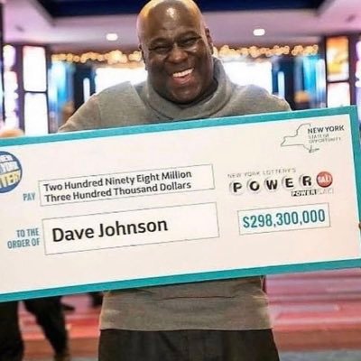 I’m Dave Johnson winner of Powerball lottery $298.3million I’m giving out $30,000 randomly to my followers stay tuned it might be your turn tomorrow.