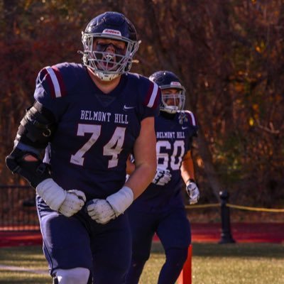 @BelmontHillFB ‘25 || 3.98 GPA || OL || 6’3 || 280 || 33 ACT || @MiddFootball ‘29