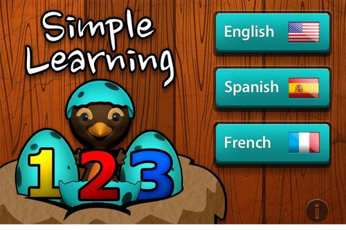 FourCornerLearn's profile picture. Simple Learning 123 is a teacher made iPhone app that teaches counting to preschoolers using sight, sound and touch in three languages!