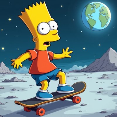 BuyBartToken's profile picture. Bart Simpson.  Now on Solana.