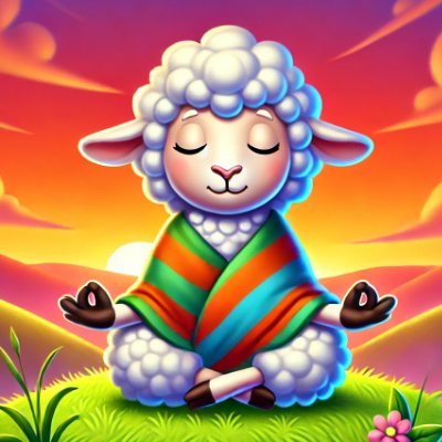 A serene, shawl-wrapped sheep offering woolly wisdom and cozy zen tips. Calm your mind, embrace the moment, and let life flow—one mindful baa at a time. 🌿✨