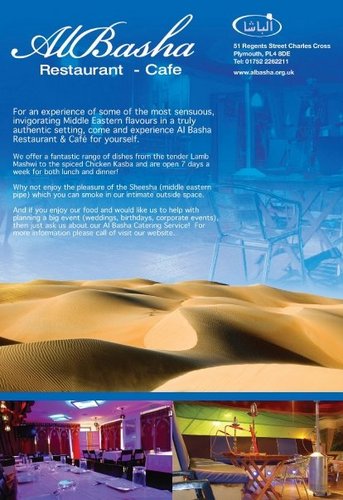 AlBasha Restaurant - Cafe
( MiddleEast and Lebanese Food - Shisha - Fresh Fruits Drinks )