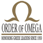 The Delta Gamma chapter of Order of Omega, a leadership honorary for members of Greek organizations.