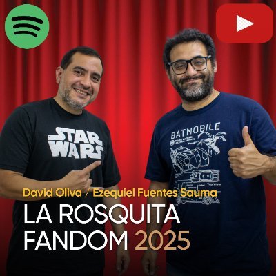 Mg. Comunicación Audiovisual Digital
Lic. Comunicación Social
🎙️Periodista de @lra28
▶️https://t.co/uXcw1xBL4J
🎧 Spotify: La Rosquita Fandom